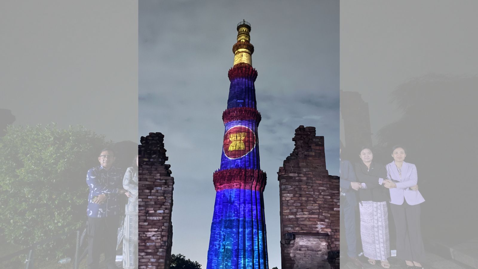 ASEAN colours light up Delhi as Qutub Minar marks bloc’s 59th founding anniversary